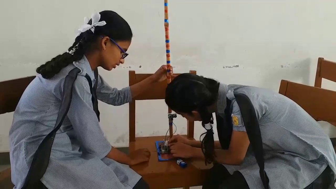 Balika Saraswati School Child Experiment, Smart blind stick, Jaipur Child Scientific Project