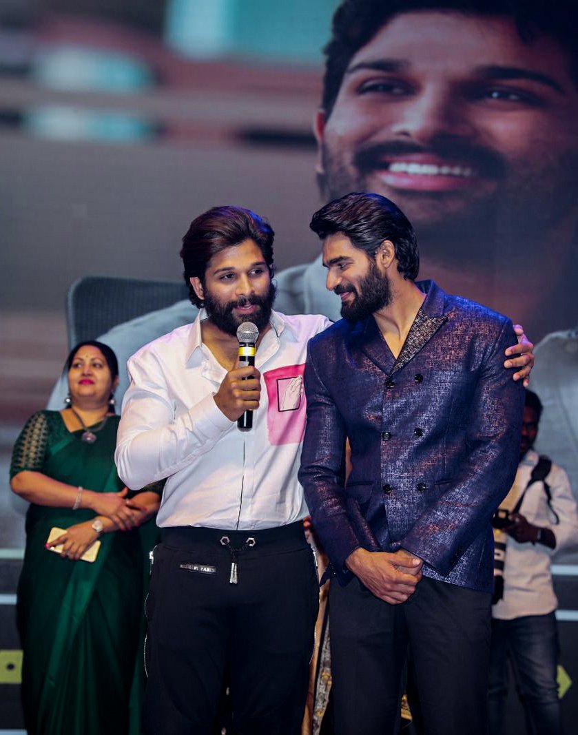 karthikeya with allu arjun