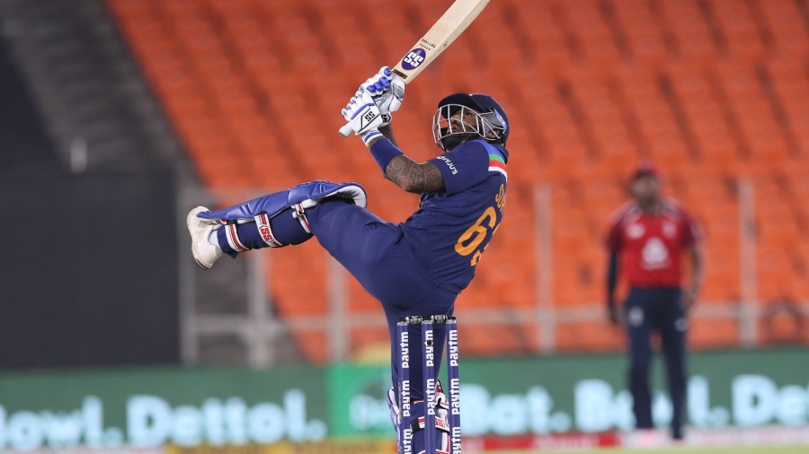 Suryakumar Yadav during his fine inning. India vs England. 4th T20I