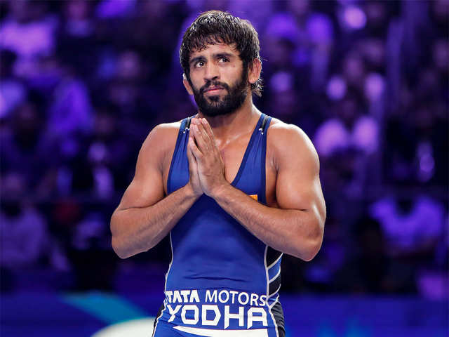 Indian wrestler Bajrang Punia