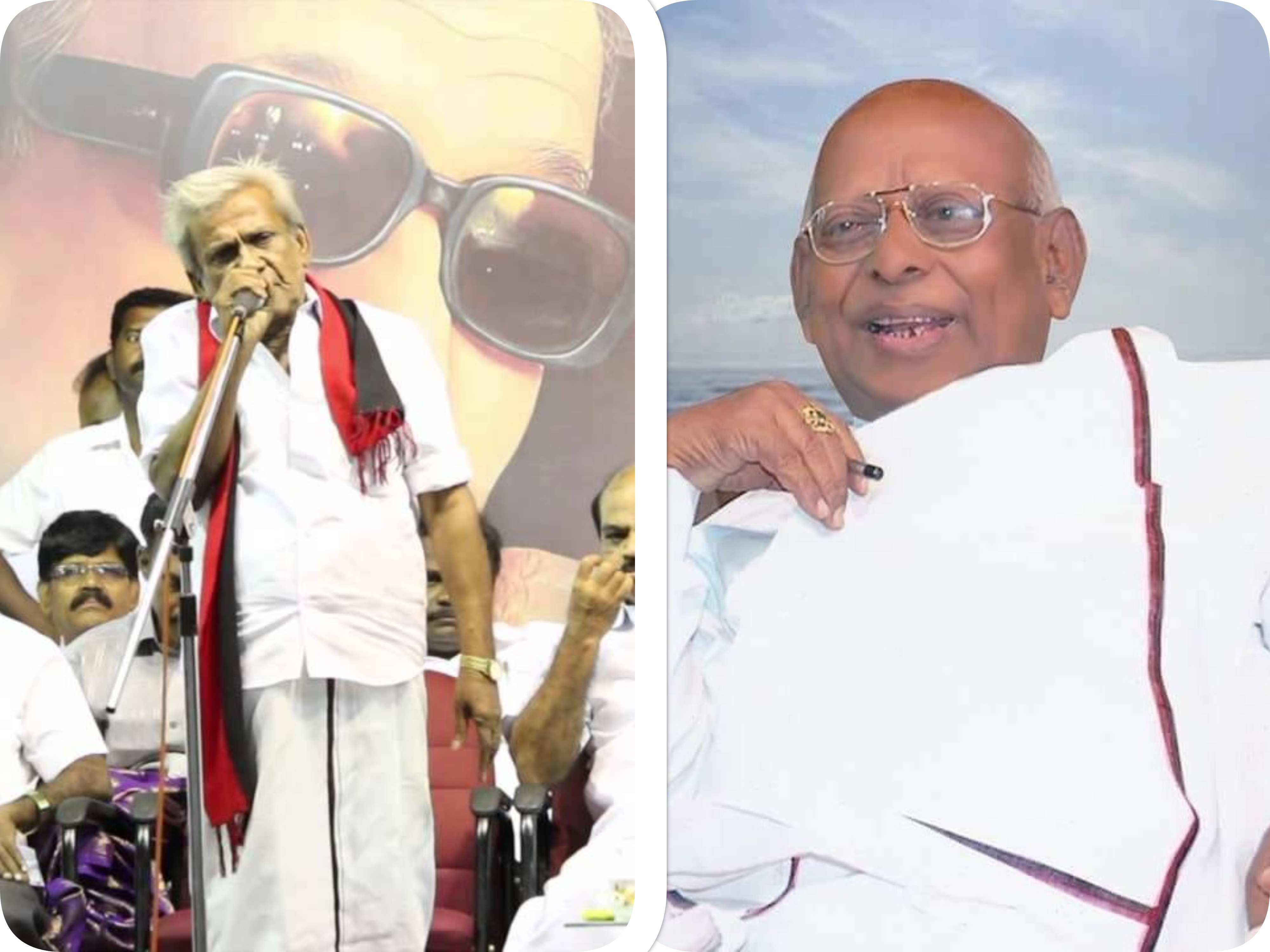 ’இடிமுழக்கம்’ தீப்பொறி ஆறுமுகம்; ’அலைகடல்’ வெற்றிகொண்டான்