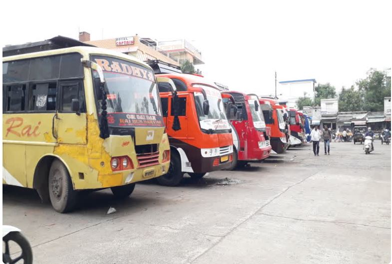 Movement of interstate buses stopped