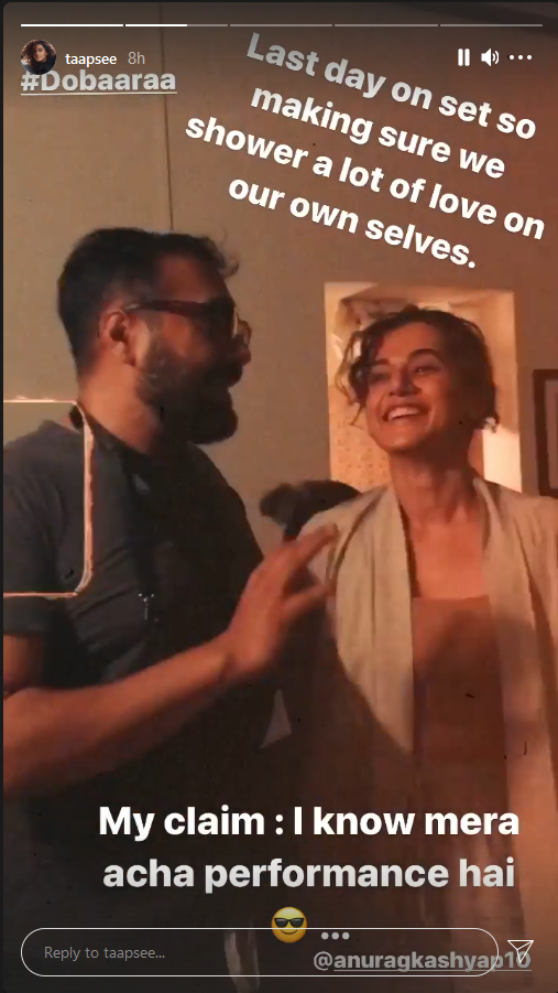 Tapsee Pannu and Anurag Kashyap