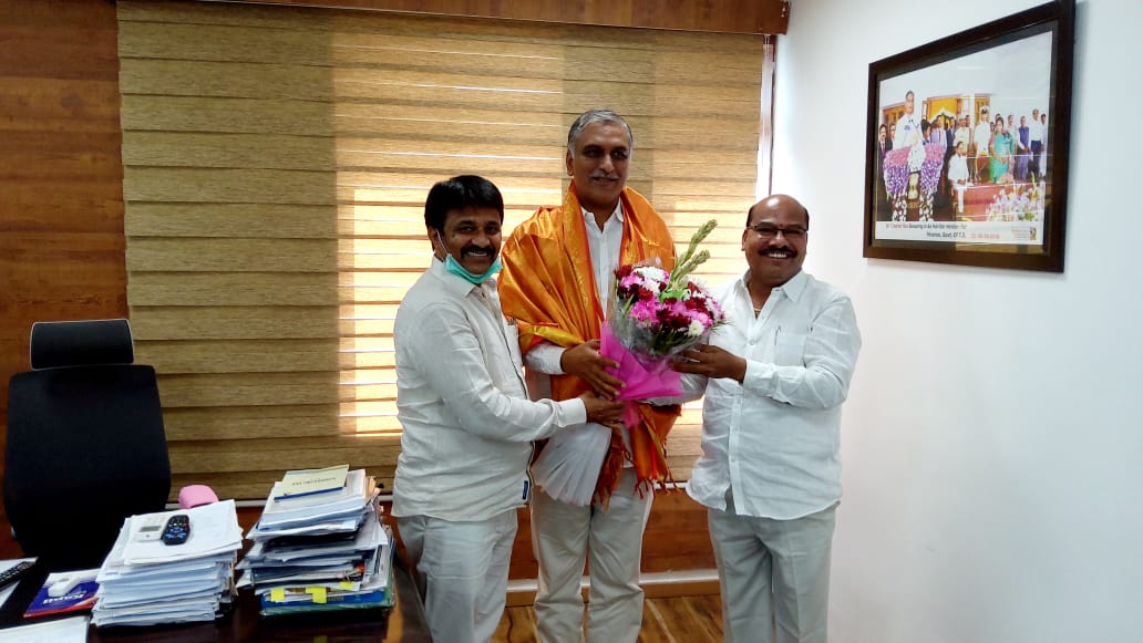 tngo leaders meet minister harish rao