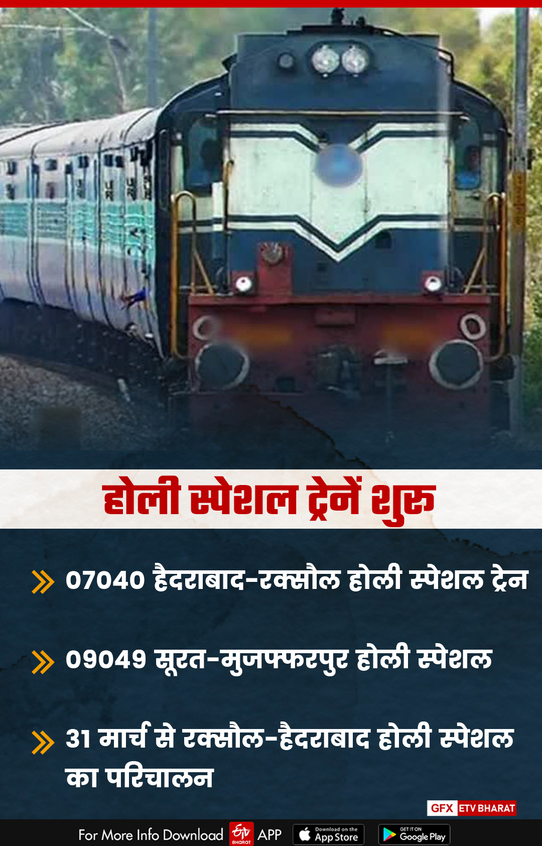 Bihar Holi Special Train