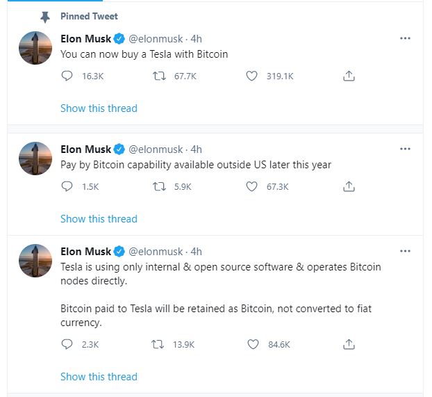 Elon Musk  tweet