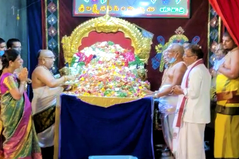 Brahmotsavalu in yadadri sri lakshmi narasimha temple