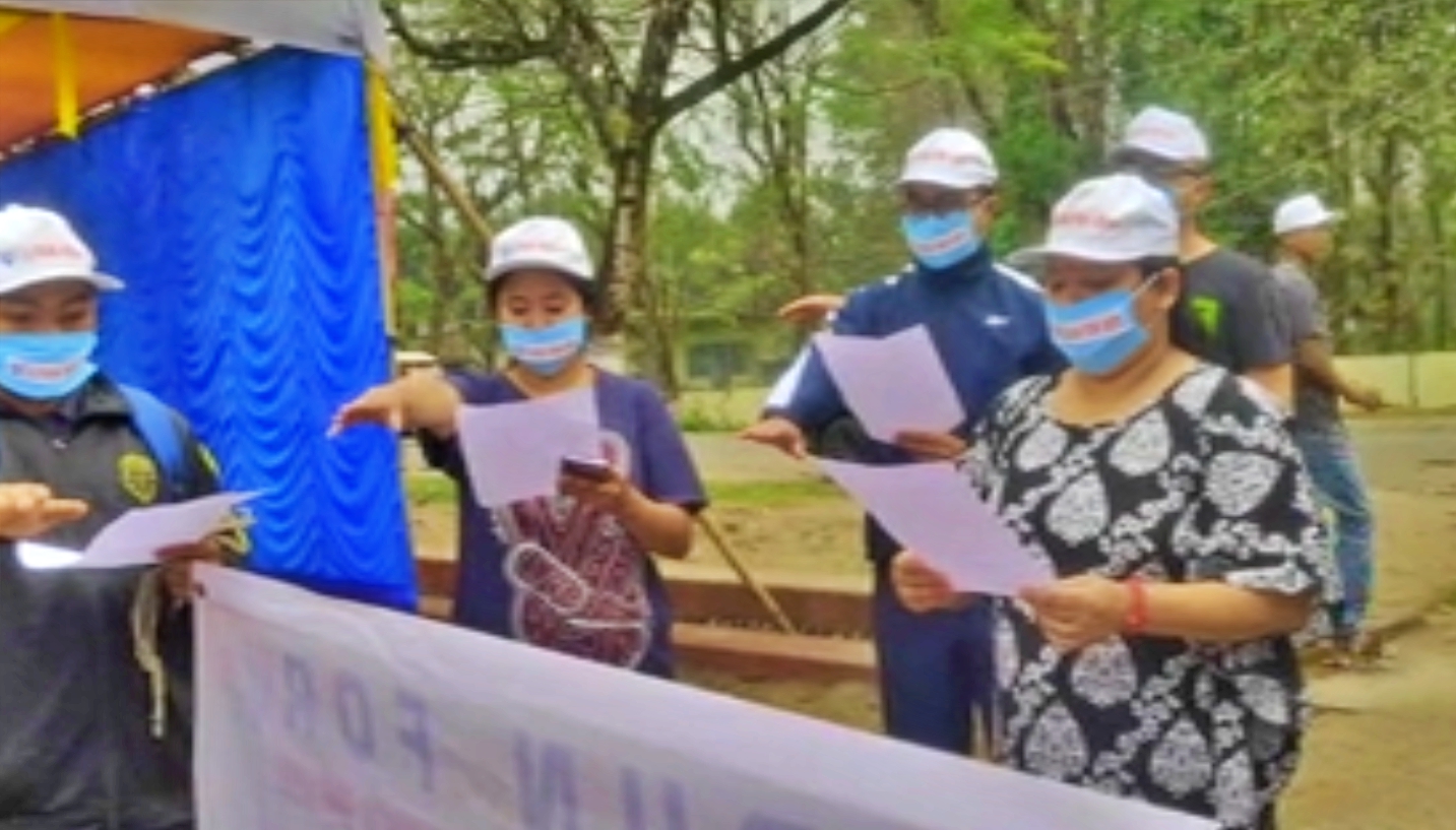 জোনাইত অনুষ্ঠিত হ'ল ভোটৰ বাবে দৌৰ শীৰ্ষক সজাগতা ৰেলী