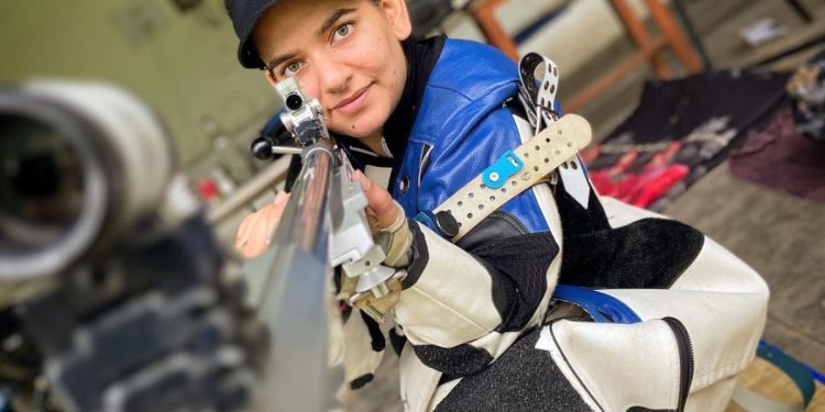 india team gets silver medal in women 50 meter rifle