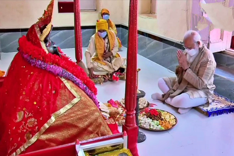 PM Modi visits the famous Jesoreshwari Kali temple in Bangladesh