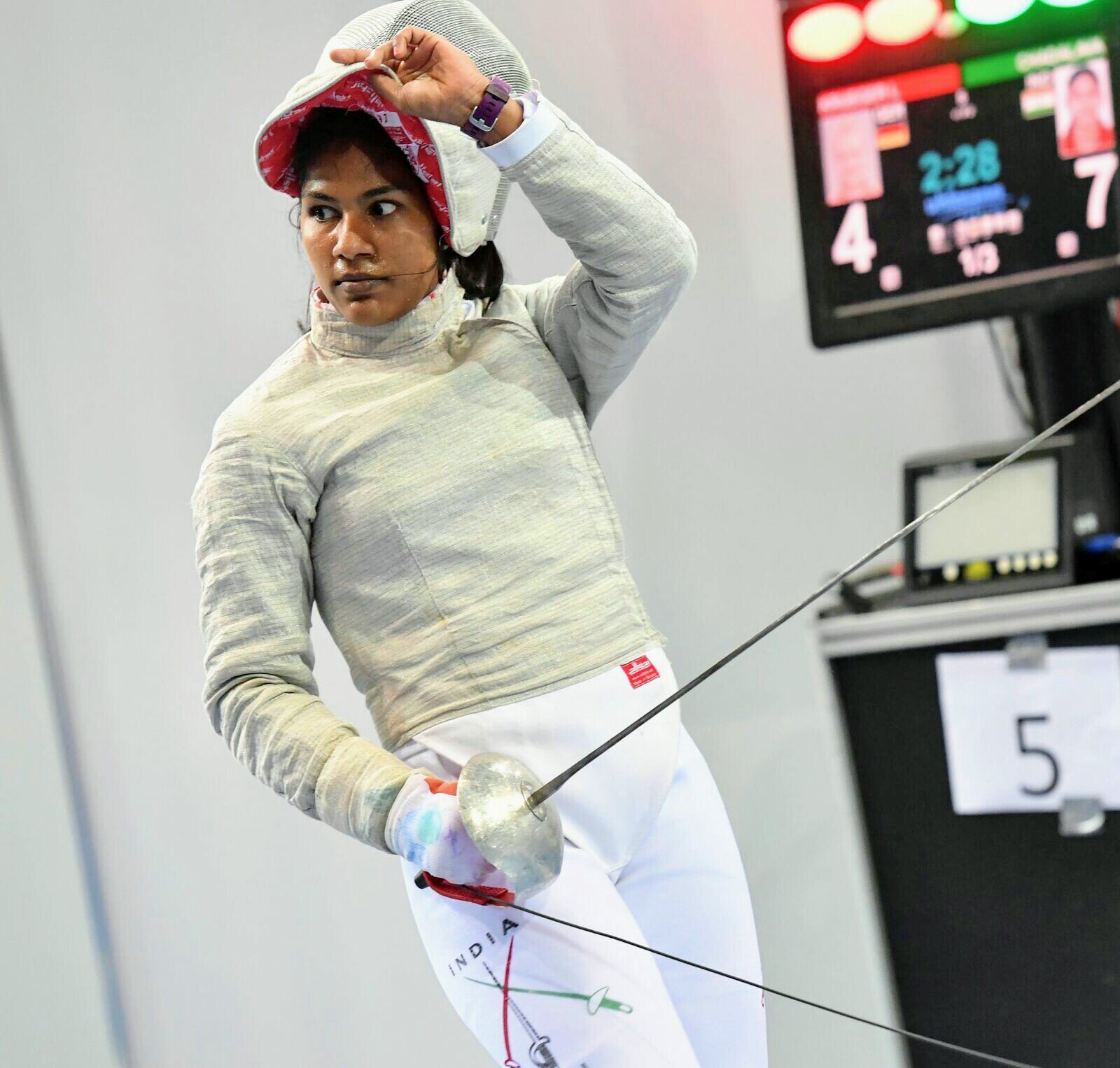 Indian fencer Bhavani Devi