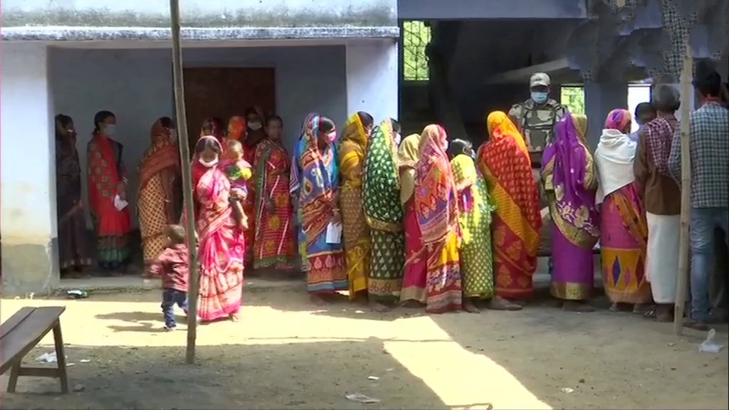 first phase of polling in Assam