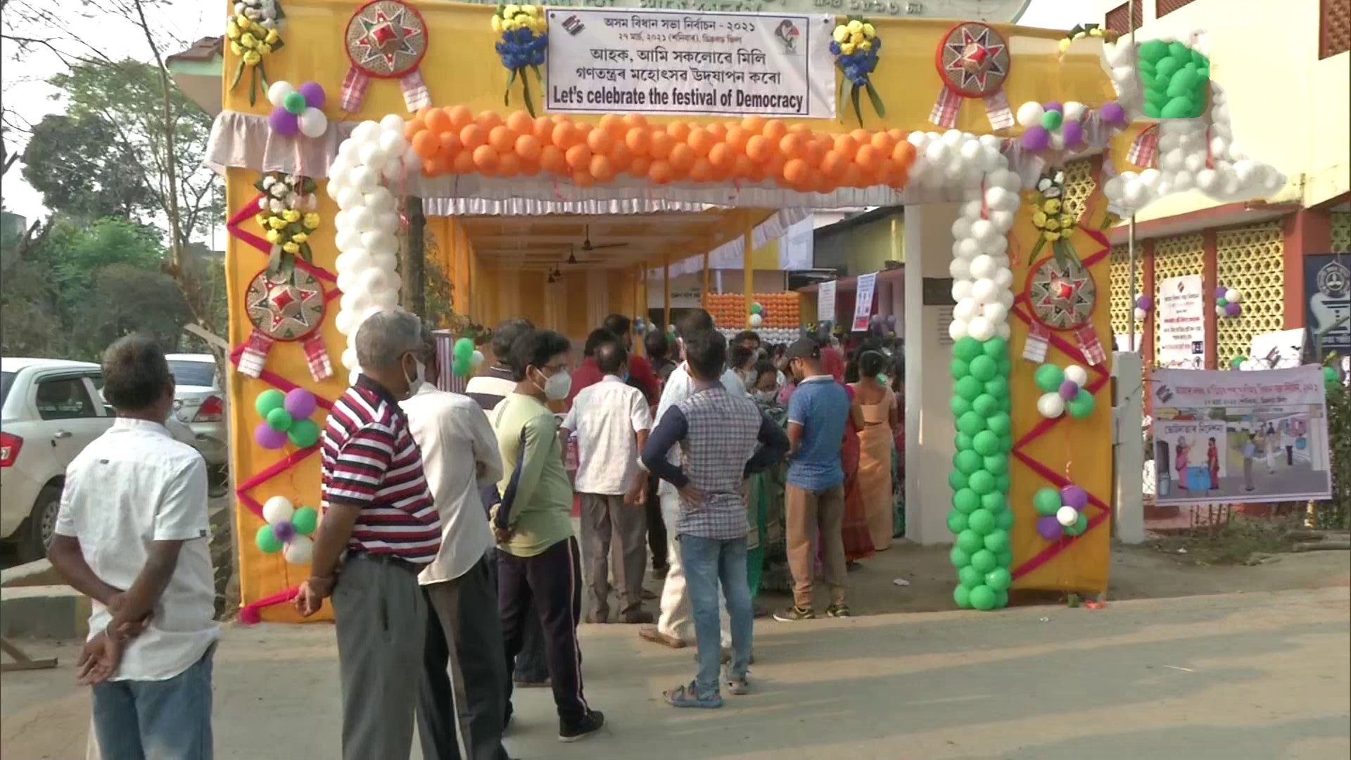 first phase of polling in Assam