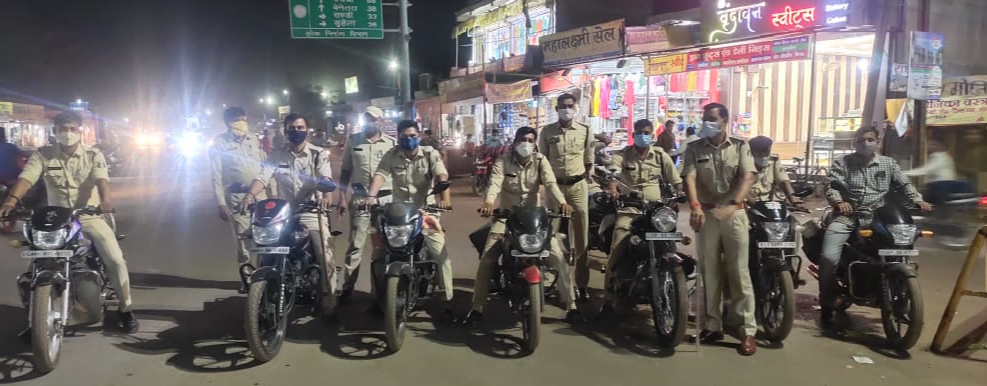 Action on 108 bike drivers with non-standard silencer in bike in raipur