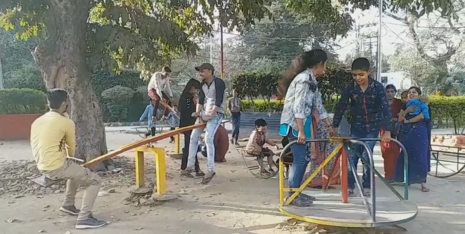 people reached park in patna