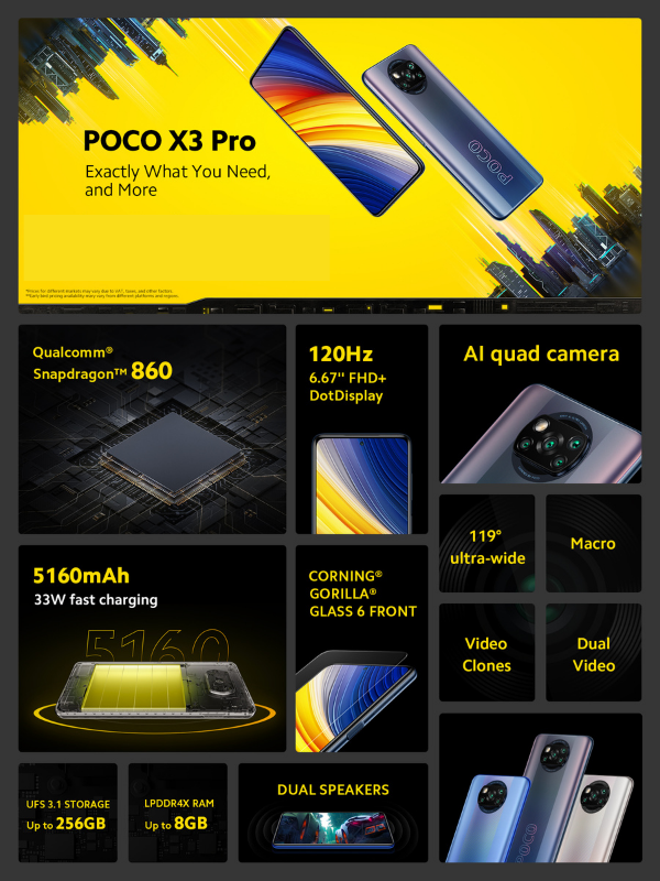 POCO X3 Pro,  POCO X3 Pro Features