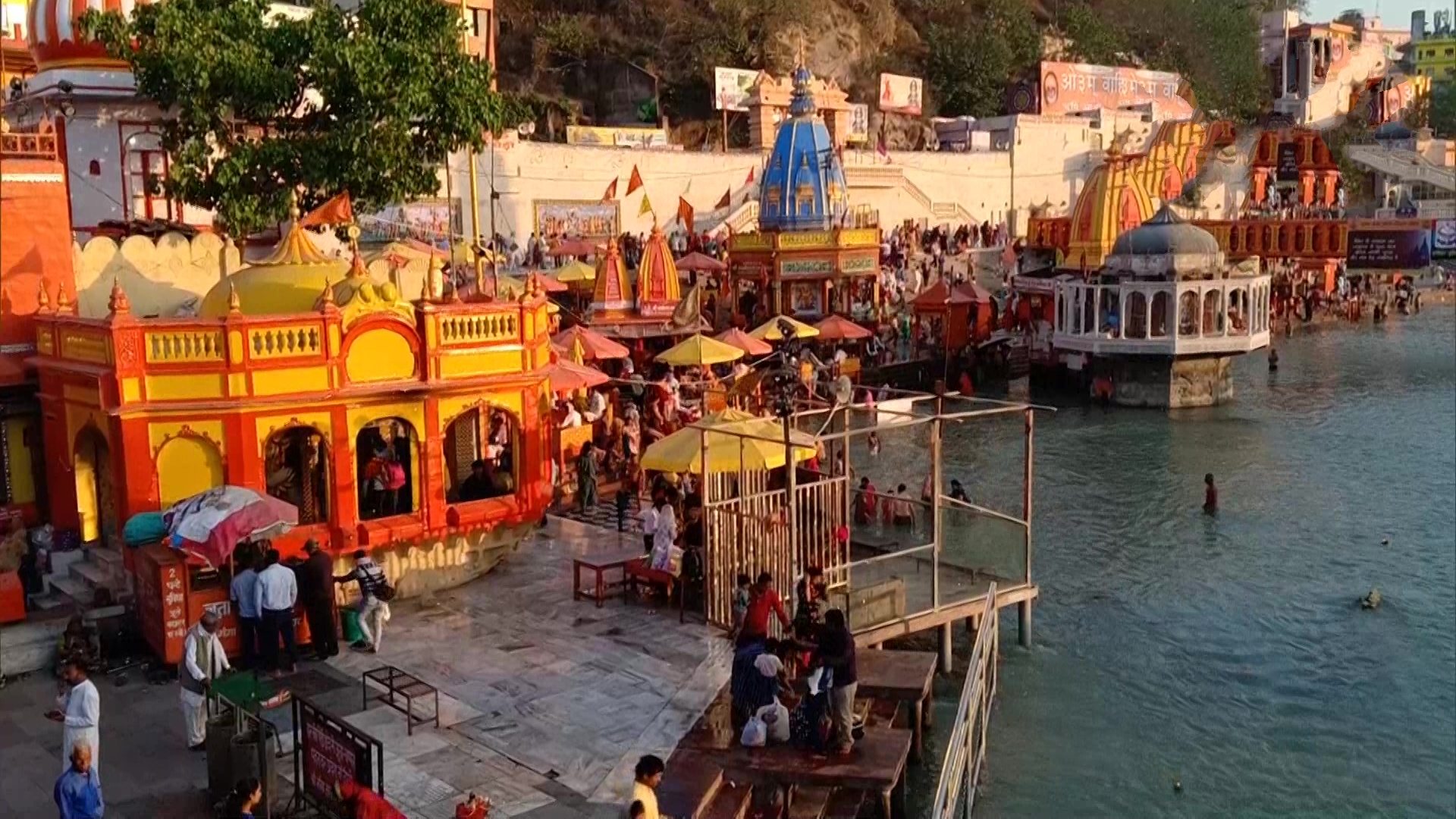 Devotees take holy dip at the Har Ki Pauri ghat in Haridwar as Kumbh Mela begins today