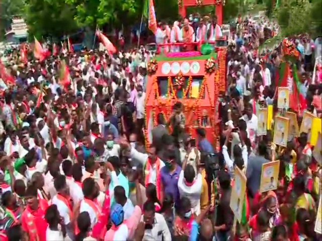 Union Home Minister Amit Shah road show