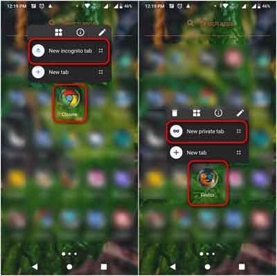 Always in private mode .. Android, Windows Browser Tip