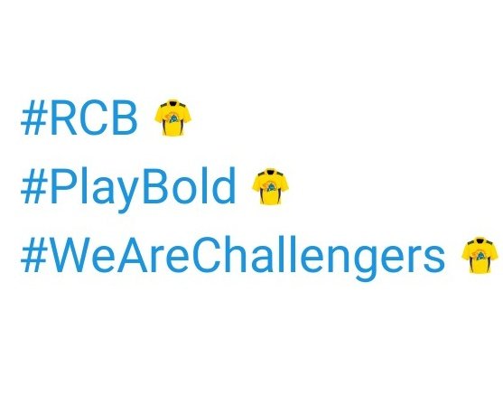 CSK jersey emoji for RCB