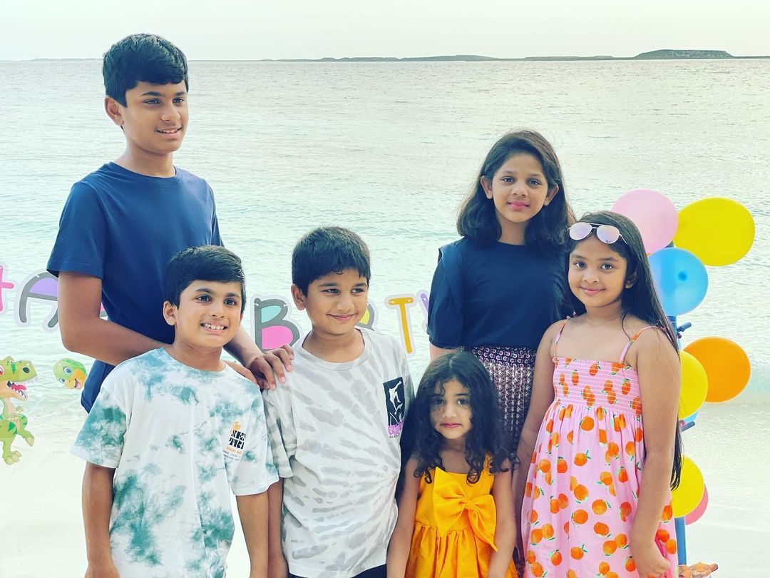 Allu Arjun's family maldives vacation photos viral