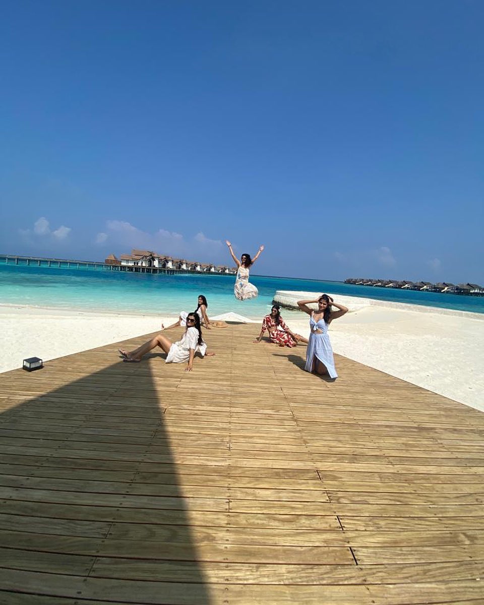 Allu Arjun's family maldives vacation photos viral