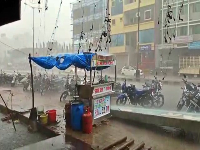 Heavy rain at Yadgir District