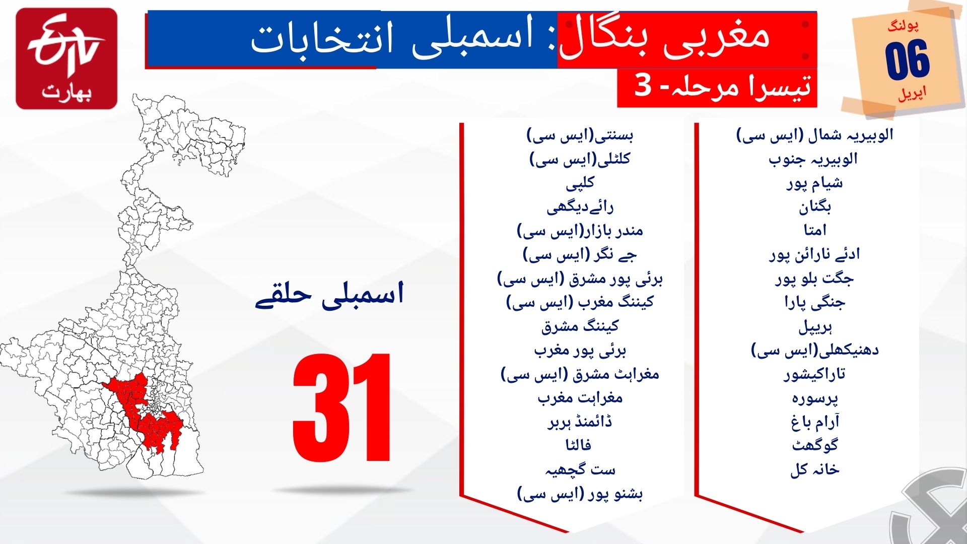 مغربی بنگال اسمبلی انتخابات