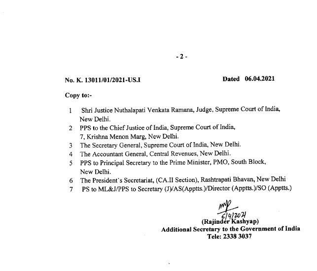 justice nv ramana appointed next chief justice of india