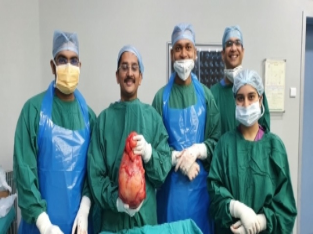 The team of doctors of Sir Ganga Ram Hospital