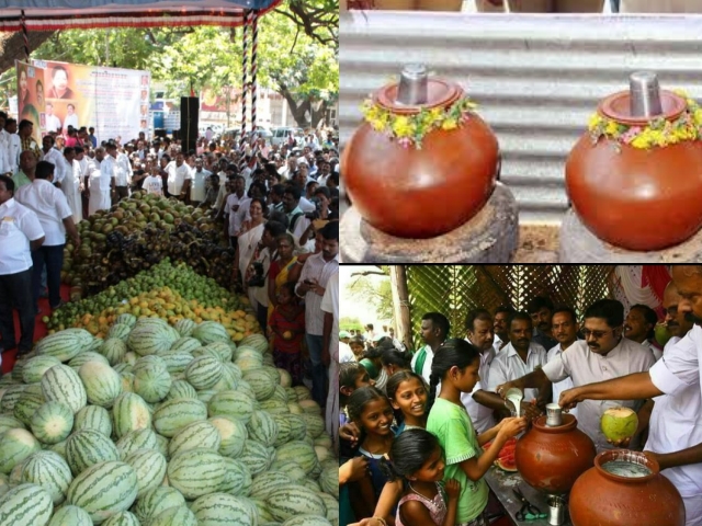 நீர் மோர் வழங்கும் டிடிவி தினகரன்