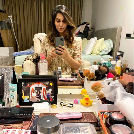 upasana makeup room