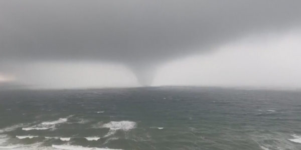 Severe storm damages buildings in Florida Panhandle