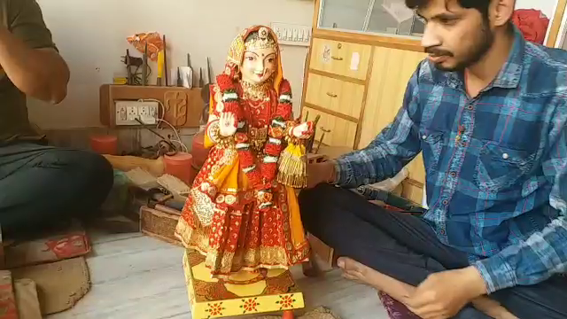 Wooden Gangaur is made in Bikaner,  Bikaner's latest news