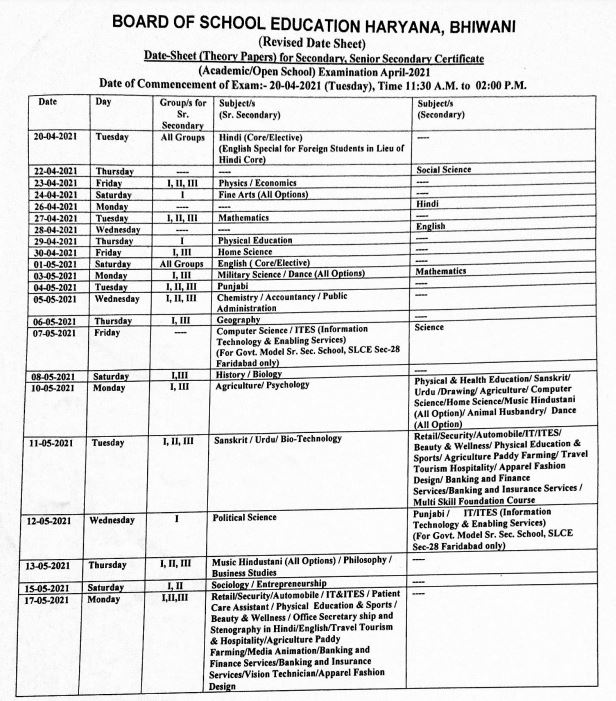 10th and 12th exams news, हरियाणा दसवीं कक्षा परीक्षा न्यूज