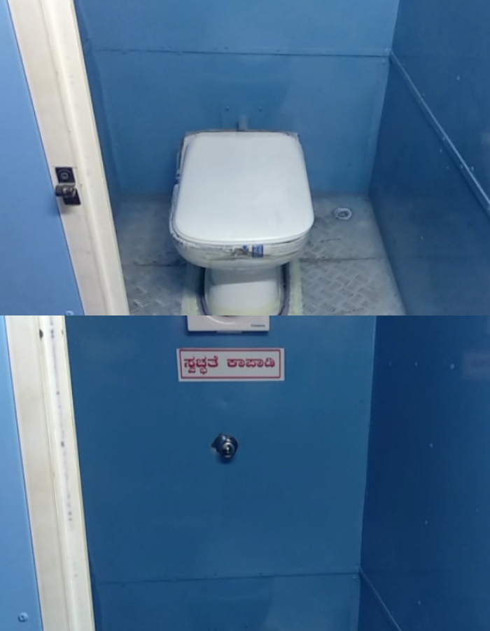 Bus toilets of Karnataka