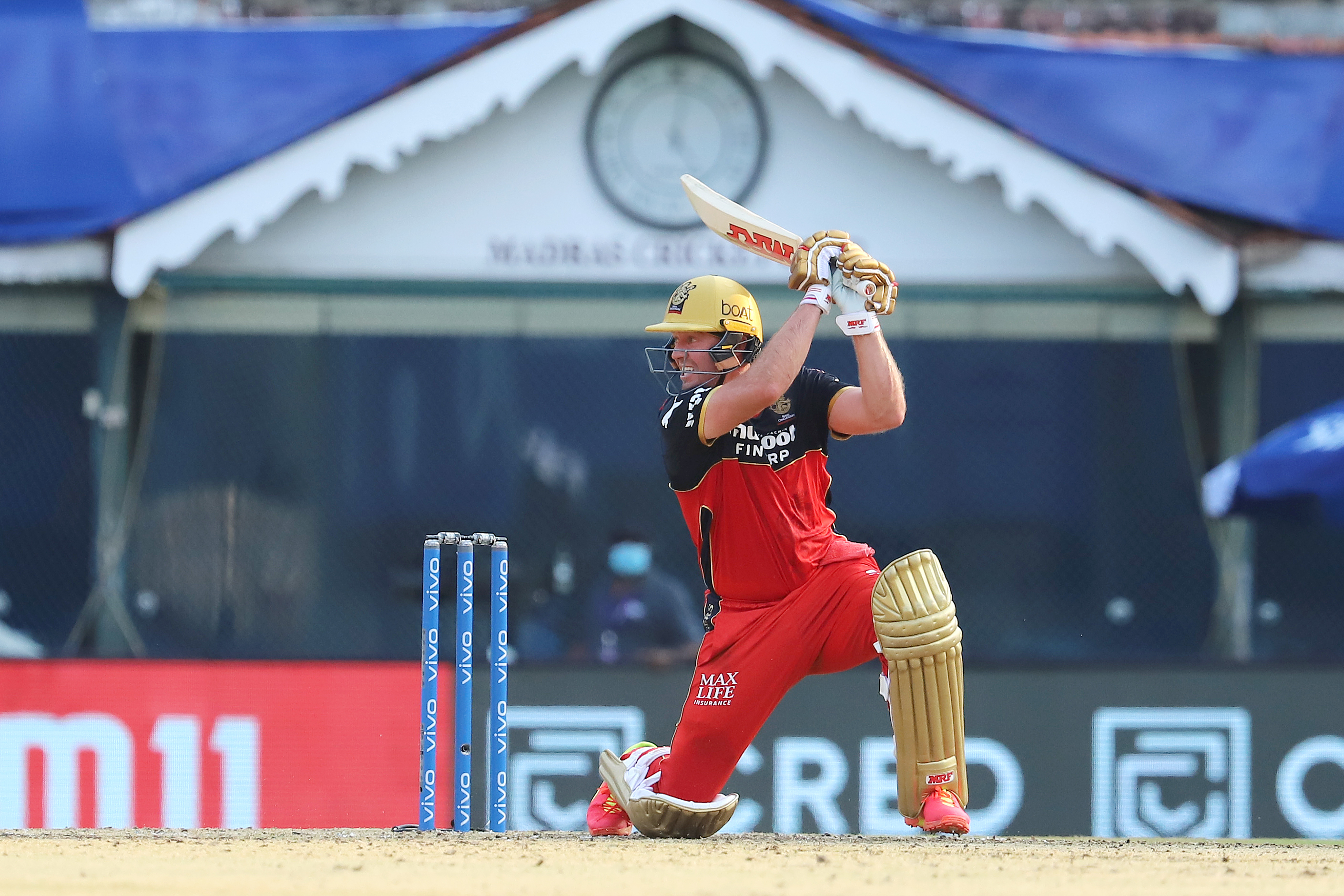 IPL 2021: Maxwell, de Villiers power RCB to 204-4 against KKR