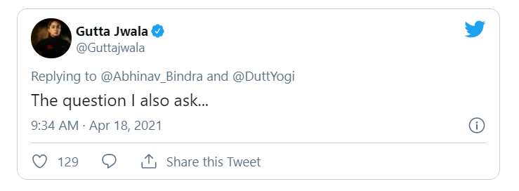 abhinav bindra yogeshwar dutt tweet war