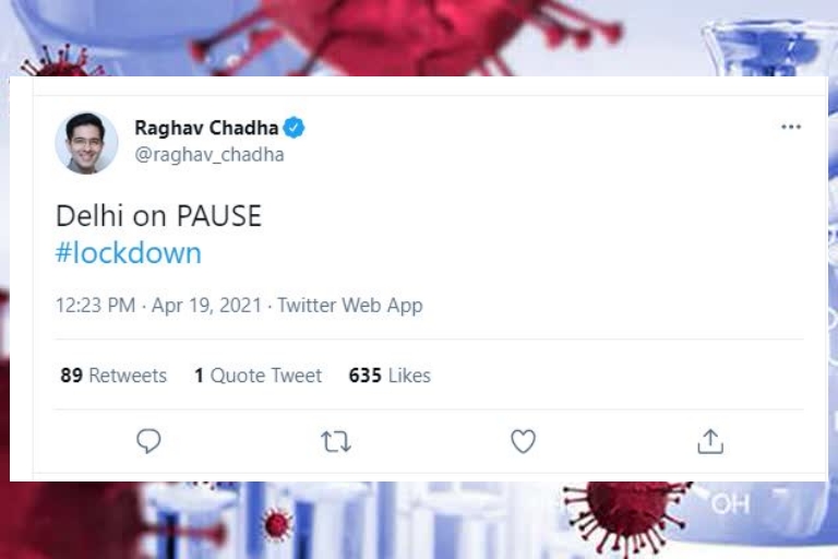 tweet of raghav chadha