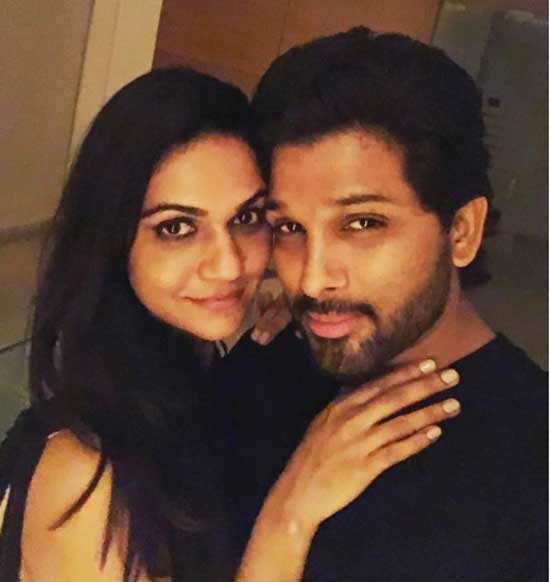 allu arjun love at first sight with sneha reddy