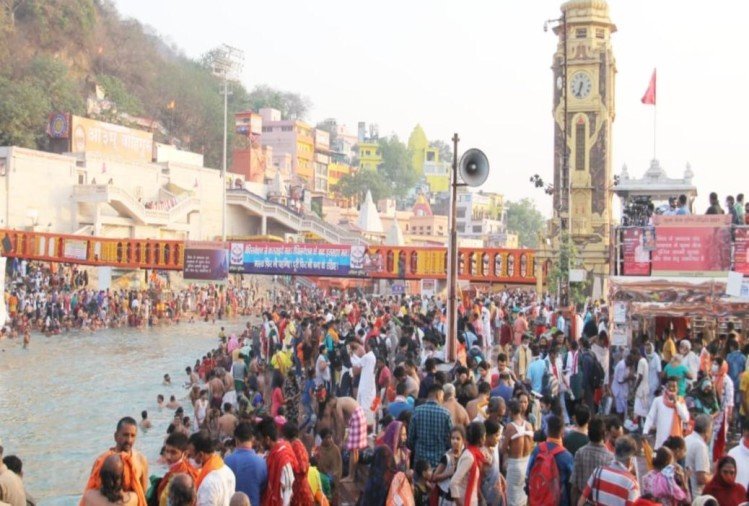 Parv bath will be held in Haridwar on Ramnavmi today