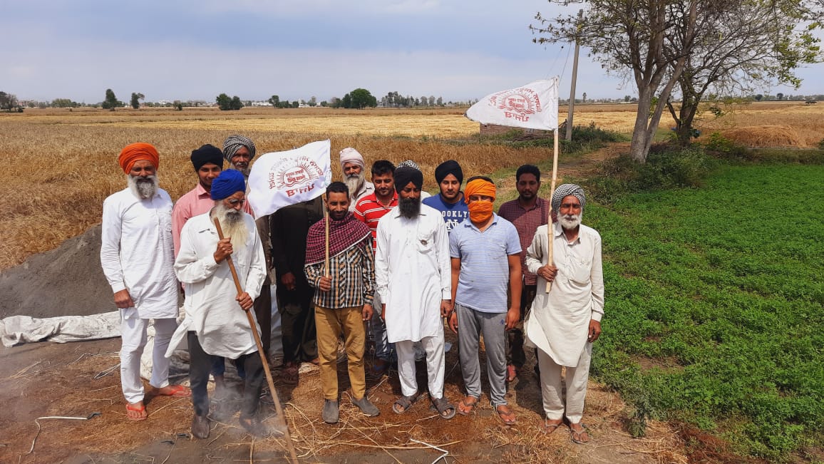 Demonstration in Dana Mandis against the itching of farmers