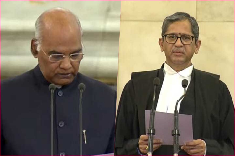 Justice NV Ramana takes oath as the 48th Chief Justice of India