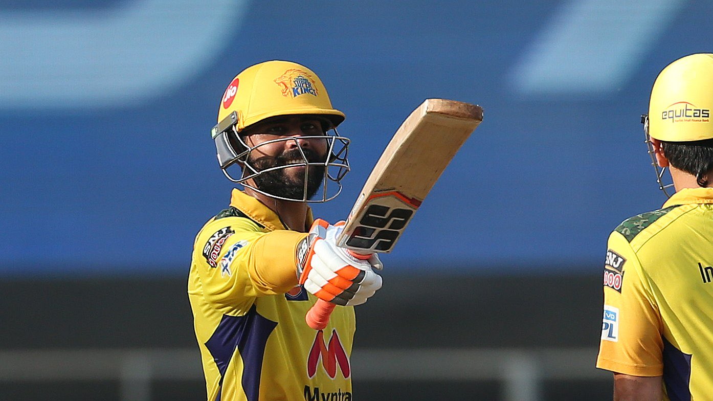 IPL 2021: Ravindra Jadeja smashes Harshal Patel for 37 runs in an over