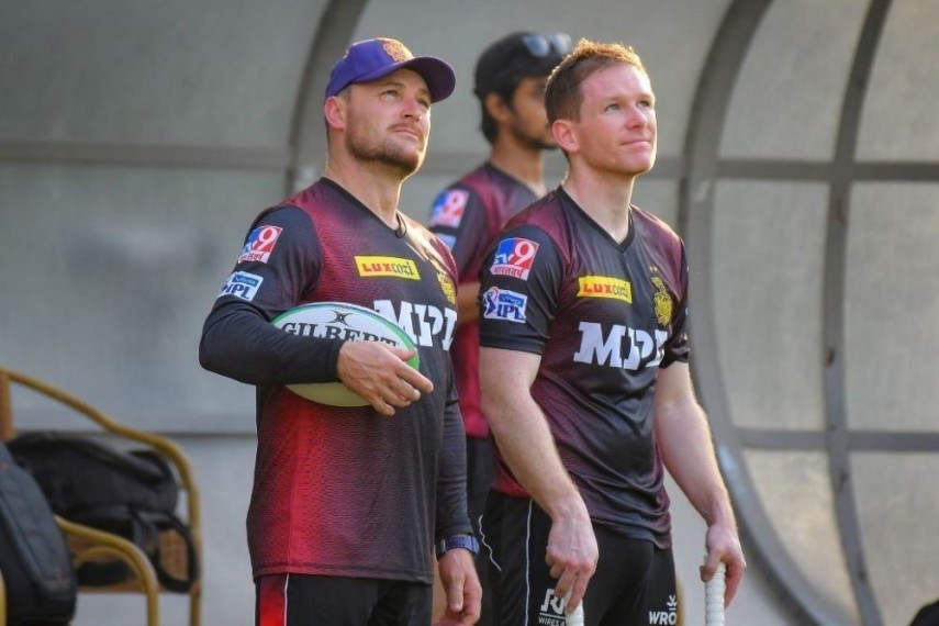 Eoin Morgan captain of Kolkata Knight Riders on KKR Spinners