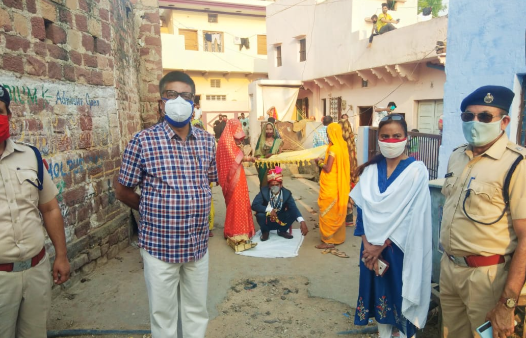 Dholpur Epidemic Red Alert Flag March