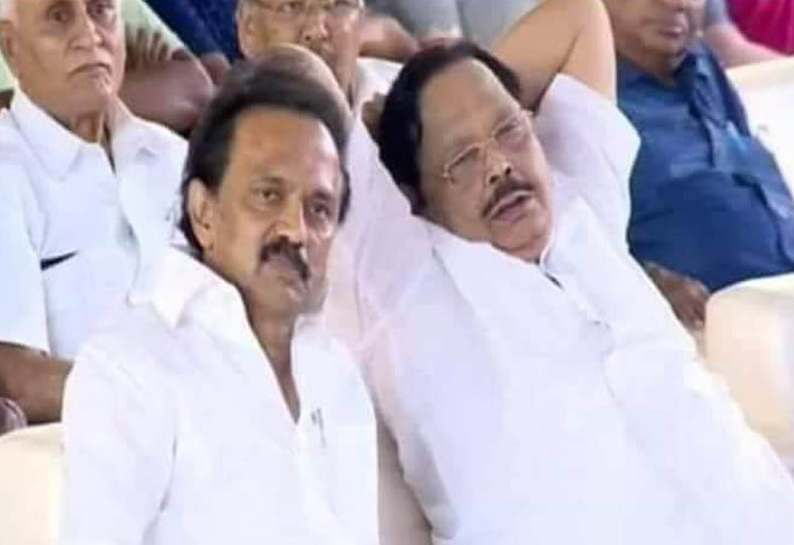 dmk duraimurugan winning roundup, திமுக துரைமுருகன், காட்பாடி துரைமுருகன், காட்பாடி ராமு, அதிமுக ராமு, வேலூர் செய்திகள், தேர்தல் செய்திகள், assembly election news, தமிழ்நாடு சட்டப்பேரவை தேர்தல், தமிழ்நாடு சட்டசபை தேர்தல், தமிழ்நாடு சட்டமன்ற தேர்தல், வேலூர் காட்பாடி தொகுதி