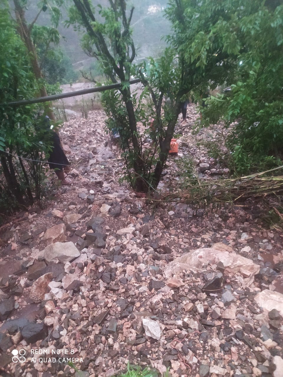 cloudburst in Kumarada village