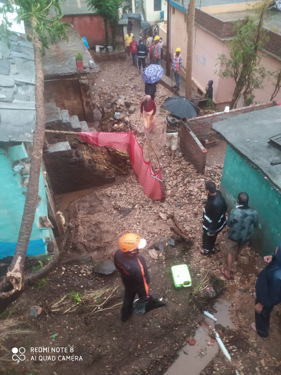 cloudburst in Kumarada village