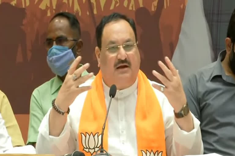 JP Nadda of visit to Bengal